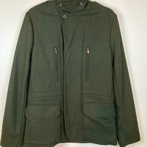 Ben Sherman Olive Green Military Style Jacket Size 1 / S